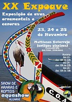 XX EXPOAVE Exposição de Aves Ornamentais e Canoras