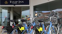 Bicicletas de uso livre em cafés e alojamentos